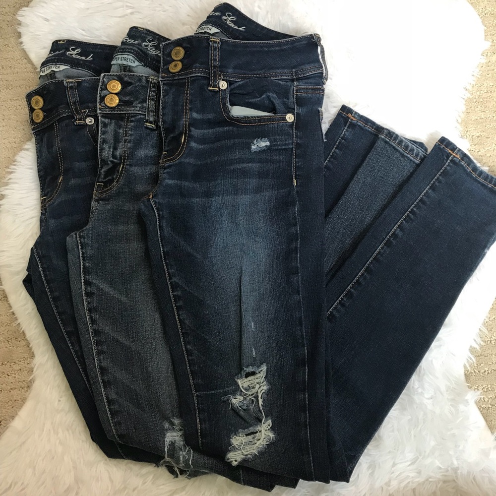 American Eagle skinny jeans (bundle)